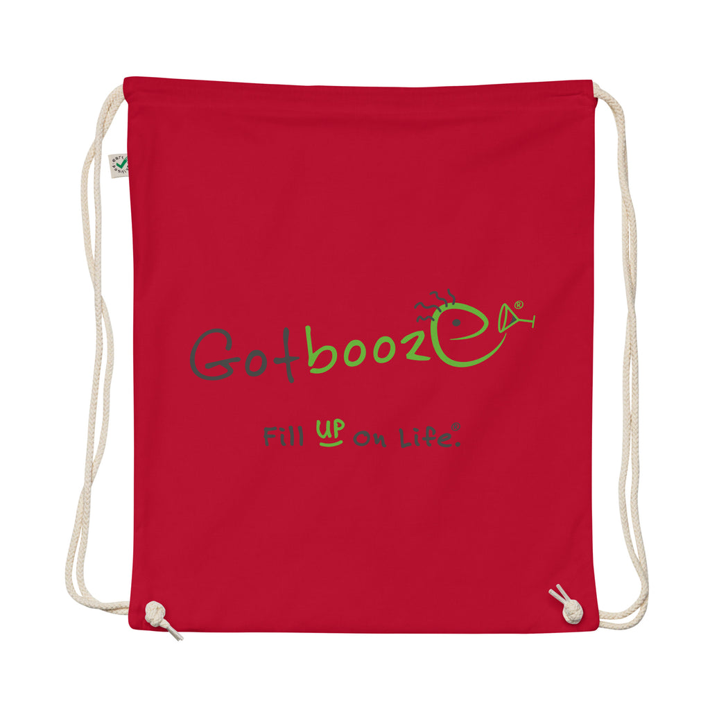 Organic cotton drawstring bag