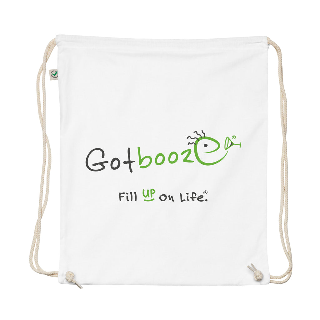 Organic cotton drawstring bag