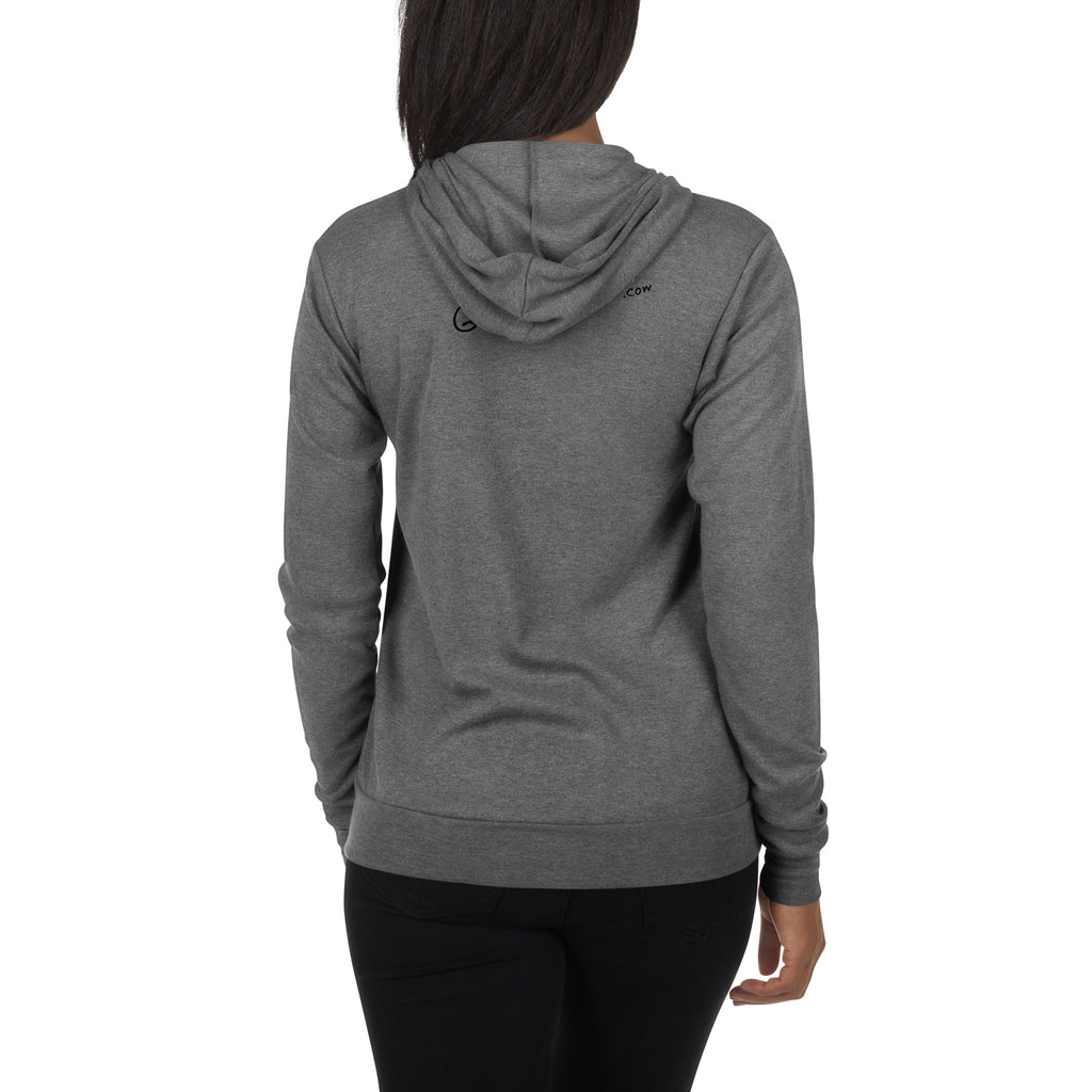 Unisex zip hoodie